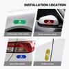 BROB8 Car Reflective Warning Stickers Night Visibility Protective Strip For BMW M 1 3 4 5 6 7 Series X1 X3 X4 X5 G20 G38 F48 E36 E39