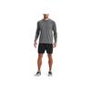 Under Armour Однотонная тренировочная футболка с круглым вырезом и длинным рукавом реглан, мужские топы, серая 1327970-001