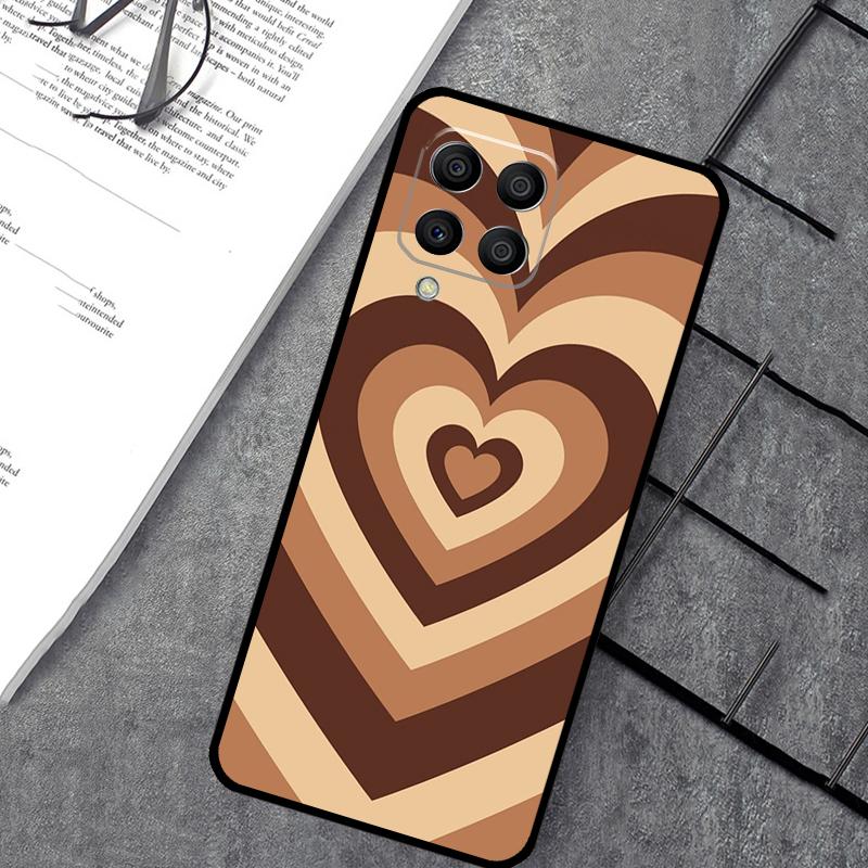 Фиолетовый Коричневый Розовый Синий Чехол-Сердечко Для Samsung Galaxy M15 M11 M12 M13 M14 M06 M16 M36 M56 M31 M53 M32 M52 M35 M55 M34 M54
