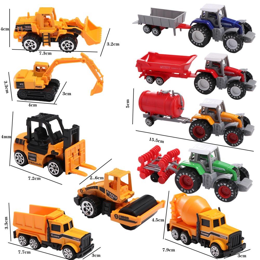 Bulldozer Models Educational Toy Tractor Toy Engineering Car Model Model Car Toys Farmer Vehicle