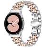 For Samsung Galaxy Watch4 Active 40mm/44mm/Watch4 Classic 42mm/46mm Stainless Steel Replacement Band 7 Beads Watch Bracelet Strap