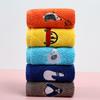Children Face Towel Cartoon Pattern Pure Cotton Washcloth Thickened Absorbent Bathroom Towel Supplies For Kid Boy Girls 25x50cm