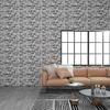 VidaXL 10x 3D Wall Panels with Dark Grey Brick Design Wallpaper Wall Covering Decoration Tile of 147200