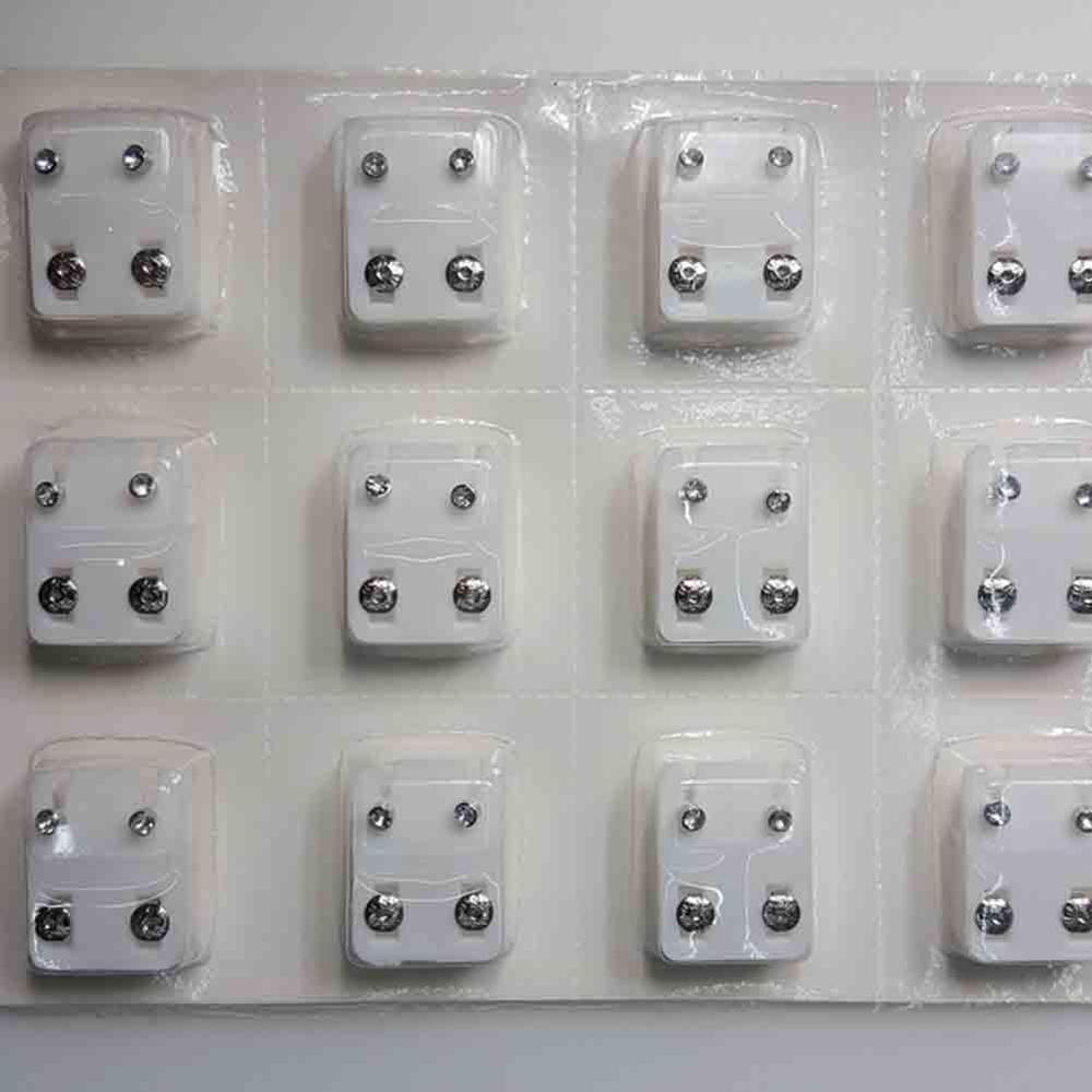 24 шт стальные хирургические серьги-гвоздики для пирсинга ушей для инструмента для пирсинга