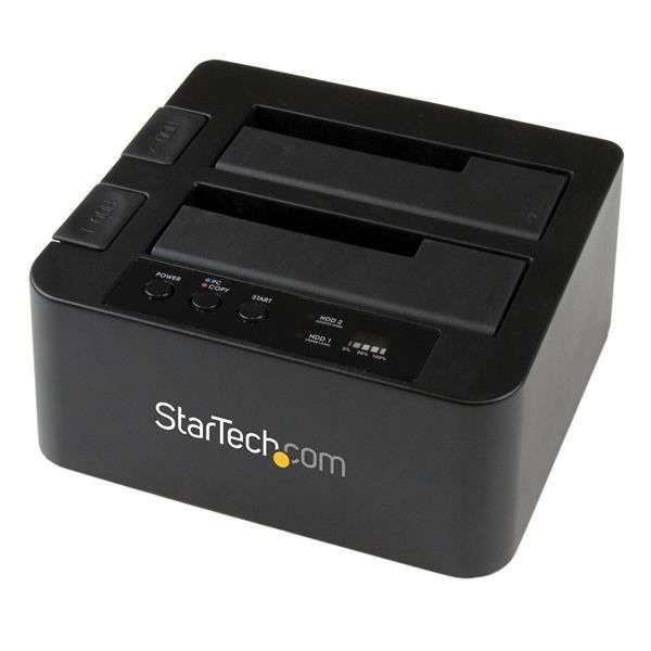 Дубликатор и док-станция - STARTECH - SDOCK2U33RE - eSATA/USB 3.0 - Черный - 2,5/3,5 дюйма