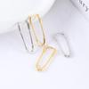 Модный Дизайн Женские Серьги-Гвоздики для Вечеринки Однотонные Медные Серьги-Кольца Корейские Женские Серьги