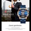 CURREN Luxury Brand Sports Quartz Watches Men Watch with Luminous Hands Chronograph Auto Date Fashion Stainless Steel Wristwatch