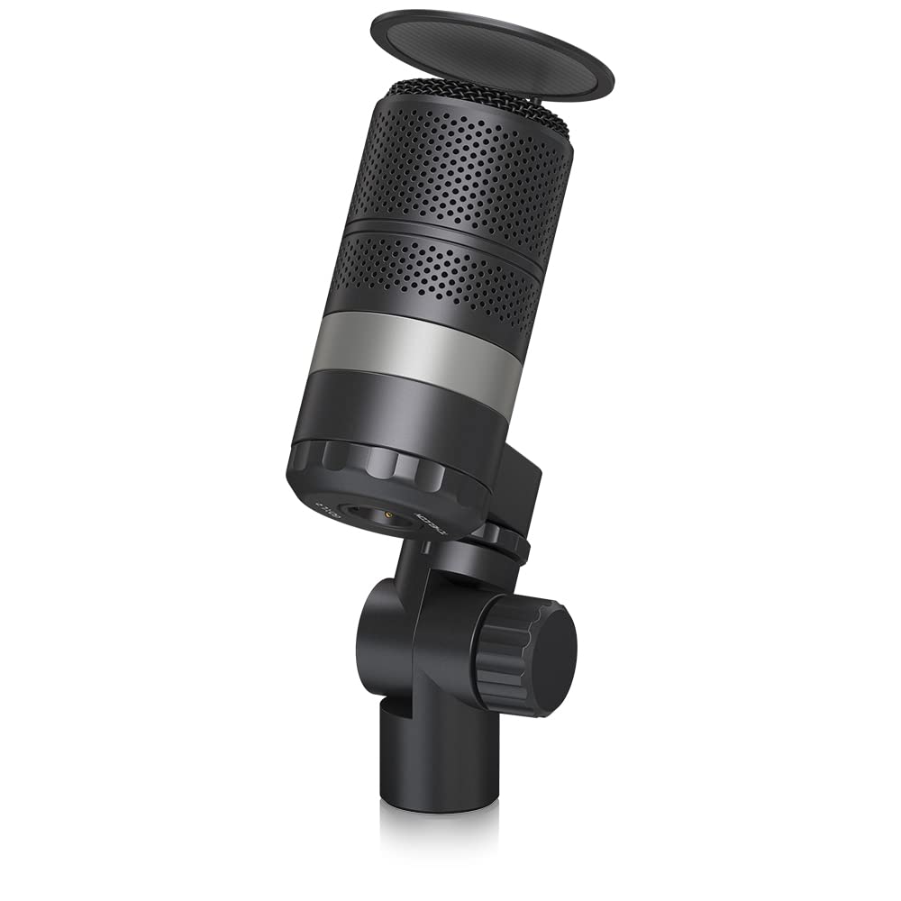 TC Helicon Dynamic Microphone Supercardioid Characteristic Dual Joint that Can be Adjusted to Various Angles Pop Filter Comes with 9 Replaceable Color