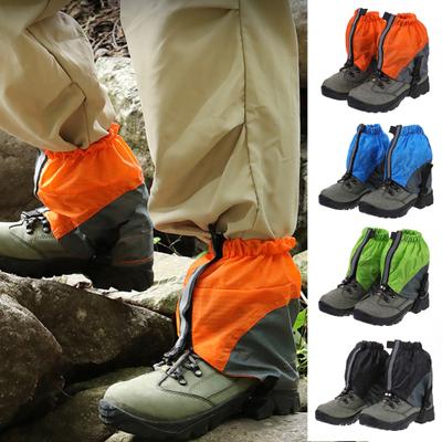 1 пара гетр со светоотражающей полосой, регулируемые, для мужчин и женщин, для активного отдыха, походов, скалолазания, катания на лыжах, охоты, защиты от змей, зимних ботинок, защитный чехол для обуви