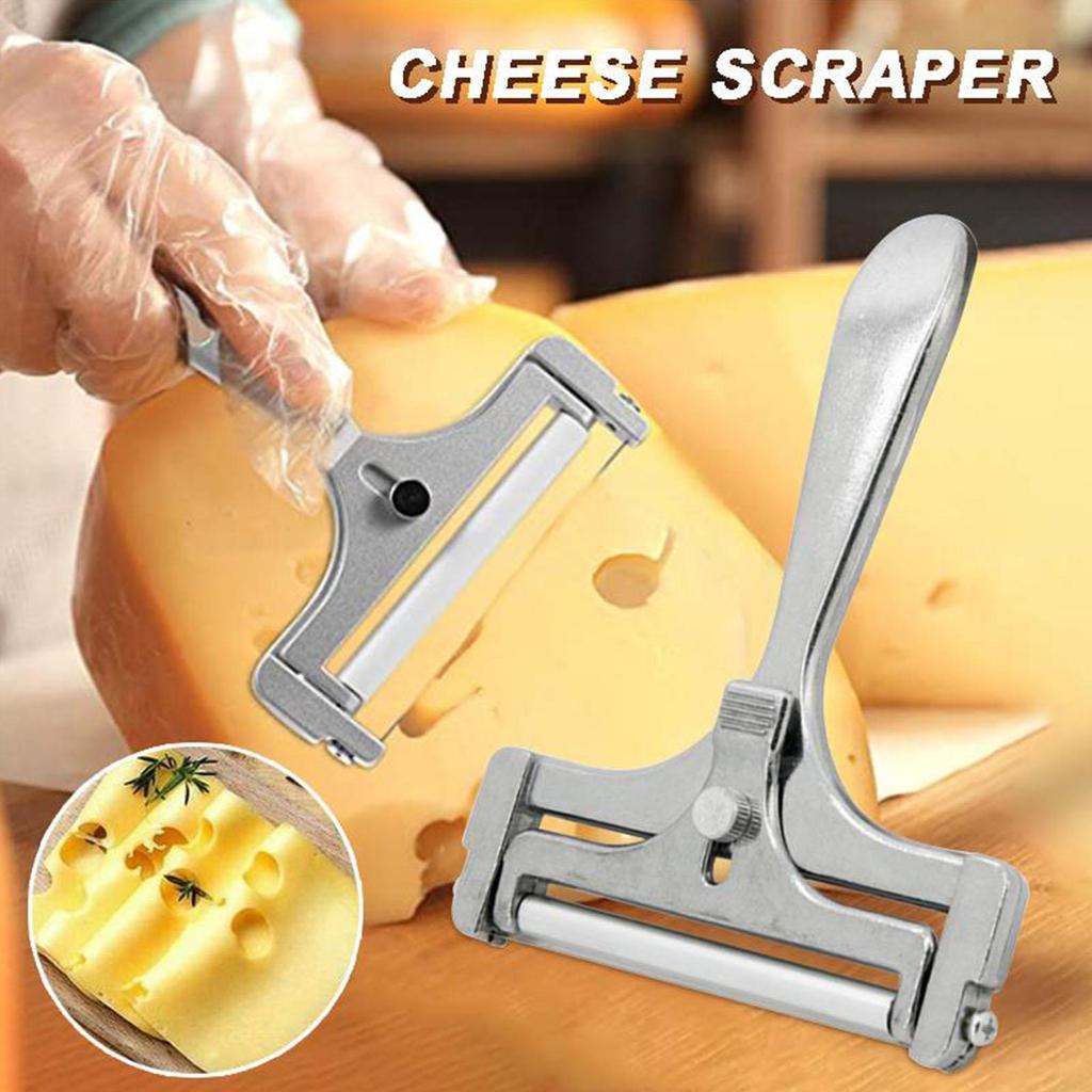 New Cheese Slicer Adjustable Thickness Cheese Butter Cutter With Wire For Soft And Semi-Hard Cheeses Kitchen Gadgets