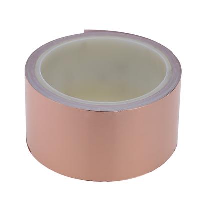 50 мм * 10 м с одной стороны, лента из медной фольги, экранирующая электромагнитные помехи, одиночный проводящий клей для гитары