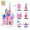 1000 шт. 6 в 1 серия друзей, замок принцессы розовой мечты, строительный блок для девочек, королевский дом, набор городских кирпичей, детская игрушка