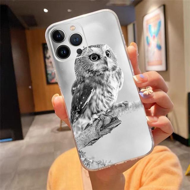 Phone Case For Iphone 14 13 12 11 Pro Max Xs Max Xr X 12mini 14 Plus Se Owl Case Funda Capa Cell