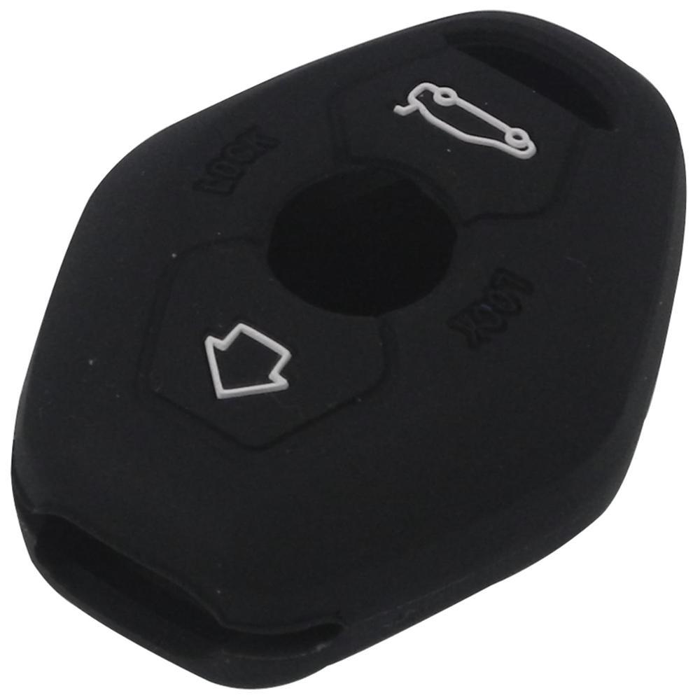 Jingyuqin 3B Remote Silicone Key Case Car Styling Cover For BMW X3 X5 Z3 Z4 3 5 7 Series E38 E39 E46 E83 FOB Set Protective