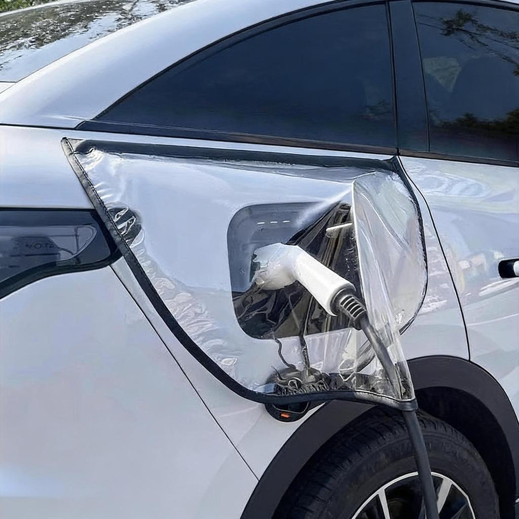 Универсальная крышка порта зарядки электромобиля Сильная магнитная уличная водонепроницаемая пылезащитная снегозащитная крышка от дождя для вилки зарядного устройства электромобиля