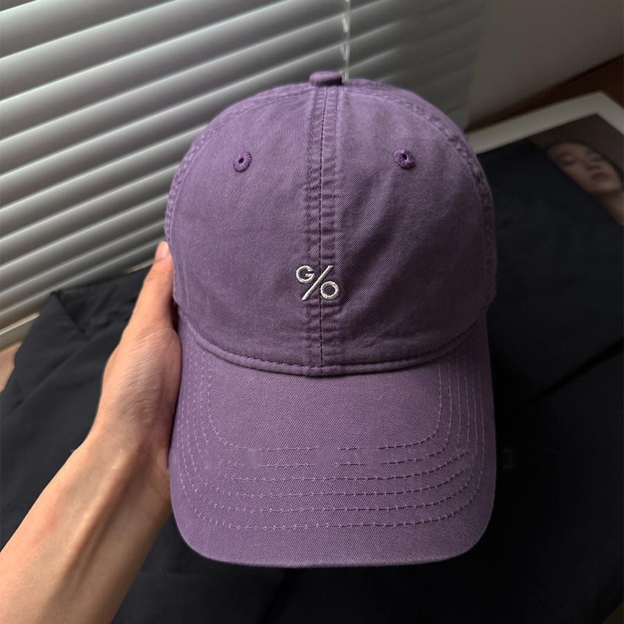 Embroidered Large Head Circumference Showing Face Small Baseball Hat for Women American Retro Couple Soft Top Baseball Cap