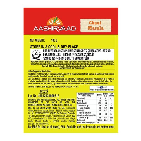 Aashirvaad Chaat Masala, 100g