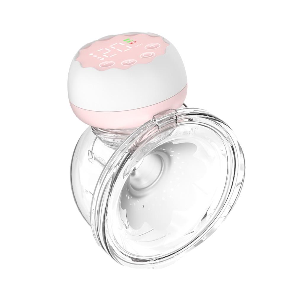 Переносной молокоотсос Электрический молокоотсос без помощи рук для грудного вскармливания 4 режима 12 Низкий уровень всасывания