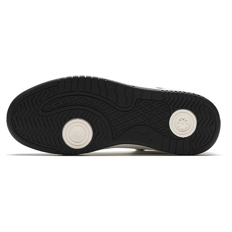 New Anta Wave Shoes Cushioning Mid Top Skateboard Shoes Men's Black 912348088-2