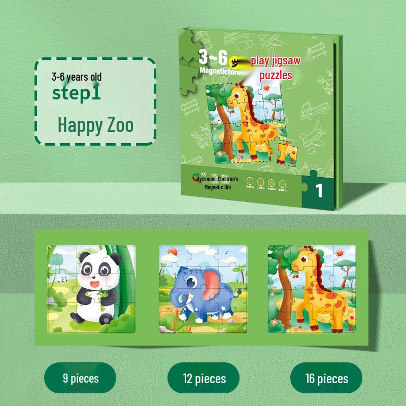Продвинутая магнитная головоломка для мальчиков, 3-6 лет: Пазл раннего образования