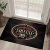 Nirvana Design Crystal Velvet Carpet Cozy Non?Slip Printed Rug For Bedroom Living Room Entrance