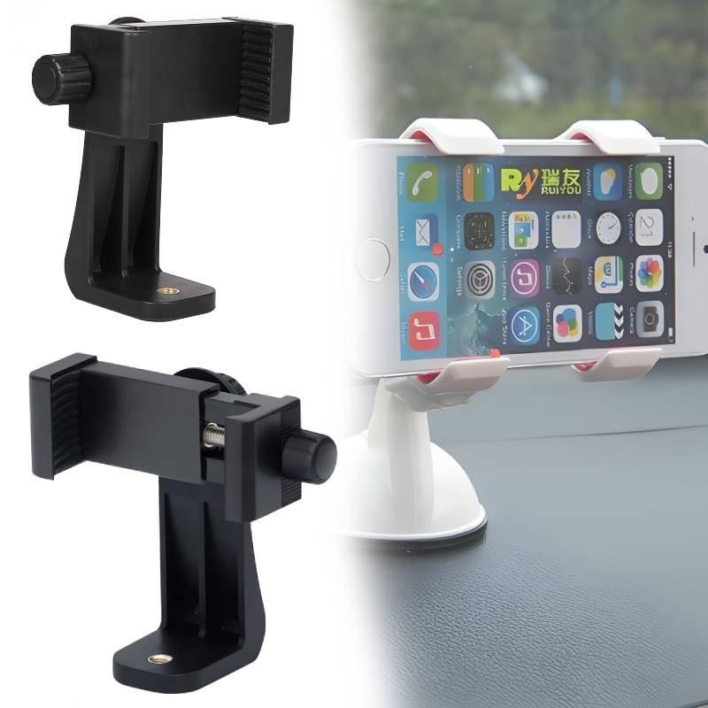 Универсальный держатель для смартфона с клипсой для штативов из прочного АБС-материала, идеально подходящий для прямых трансляций