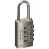 ABUS 145-4d 20 SI 4-Combination Padlock with Variable Numbers (145-4D20SI)