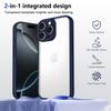 Clear Soft Frame Phone Case for iPhone 17air 16e 17 16 15 14 Plus13 12 11 Pro Max Shockproof Protection Cover Hard Acrylic Shell