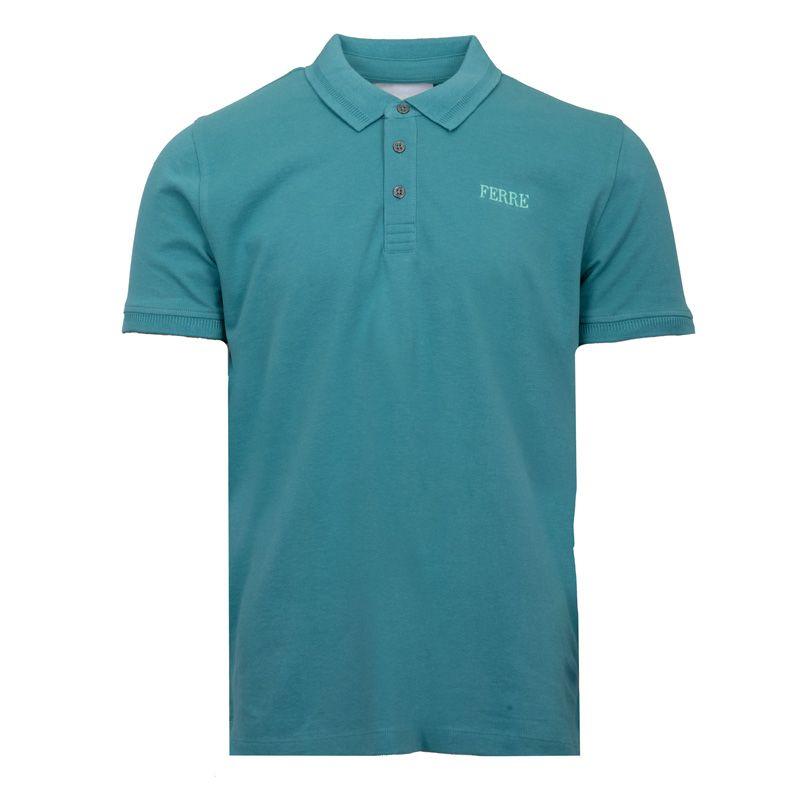 Хлопковое поло Leandro с пуговицами Мужское GIANFRANCO FERRE