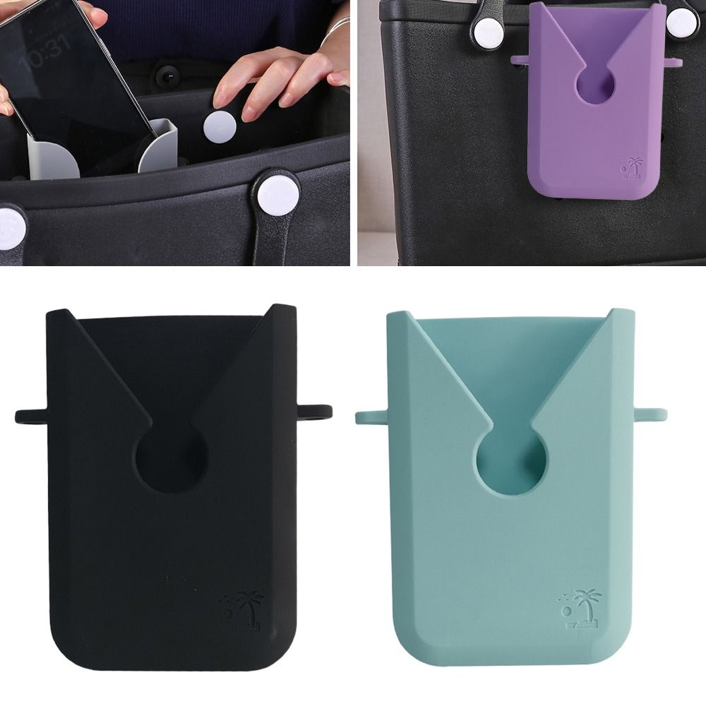 Silicone Phone Holder Charm Accessory Camping Hiking Cell Phone Holder Attachment  for Beach Bag