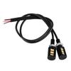 2Pcs New Screw Bolt Auto 3 LED Car Motorcycle Light Lamp License Number Plate