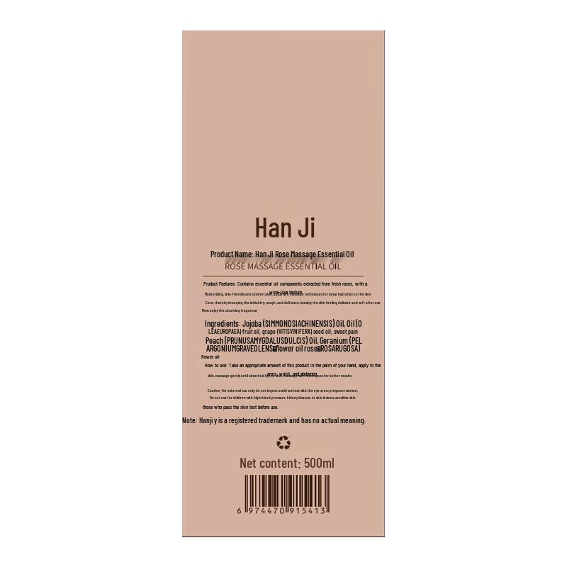 Han Ji Rose Moisturizing Body Massage Oil Set