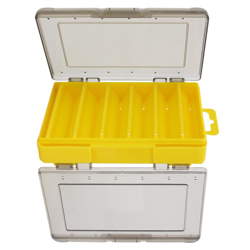 Кейс для рыбалки Двусторонний Ящик для рыболовных приманок Кейс Джиг для кальмара Воблеры Наживка Рыболовные снасти Ящик для хранения Контейнер