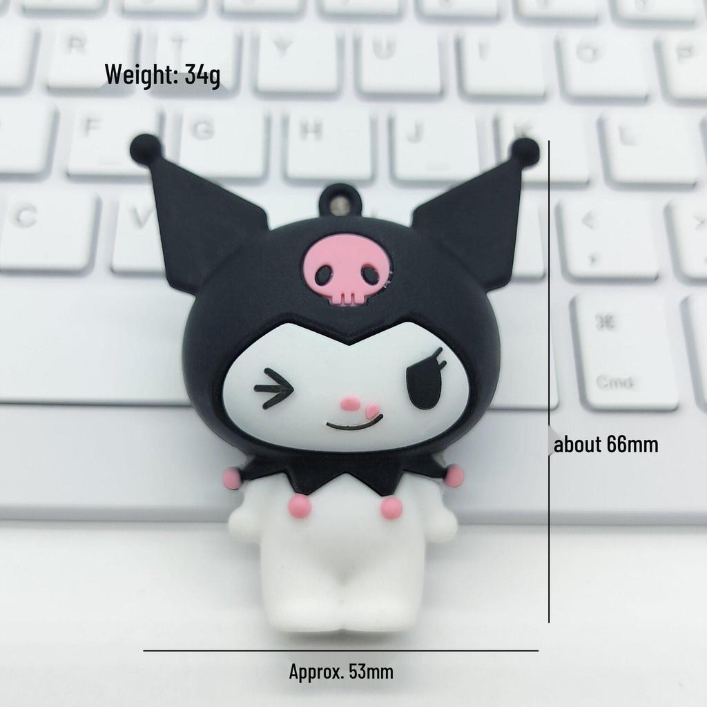 Мультяшный брелок КТ Кэт: Мягкий ПВХ Резиновый Подвеска-брелок Sanrio Аксессуар для DIY