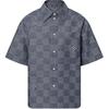 Рубашка с коротким рукавом из шамбре Damier 1AFXLP
