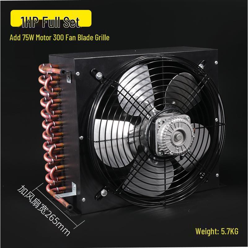 Ребристый теплообменник и охлаждающий бак с воздушным/водяным охлаждением