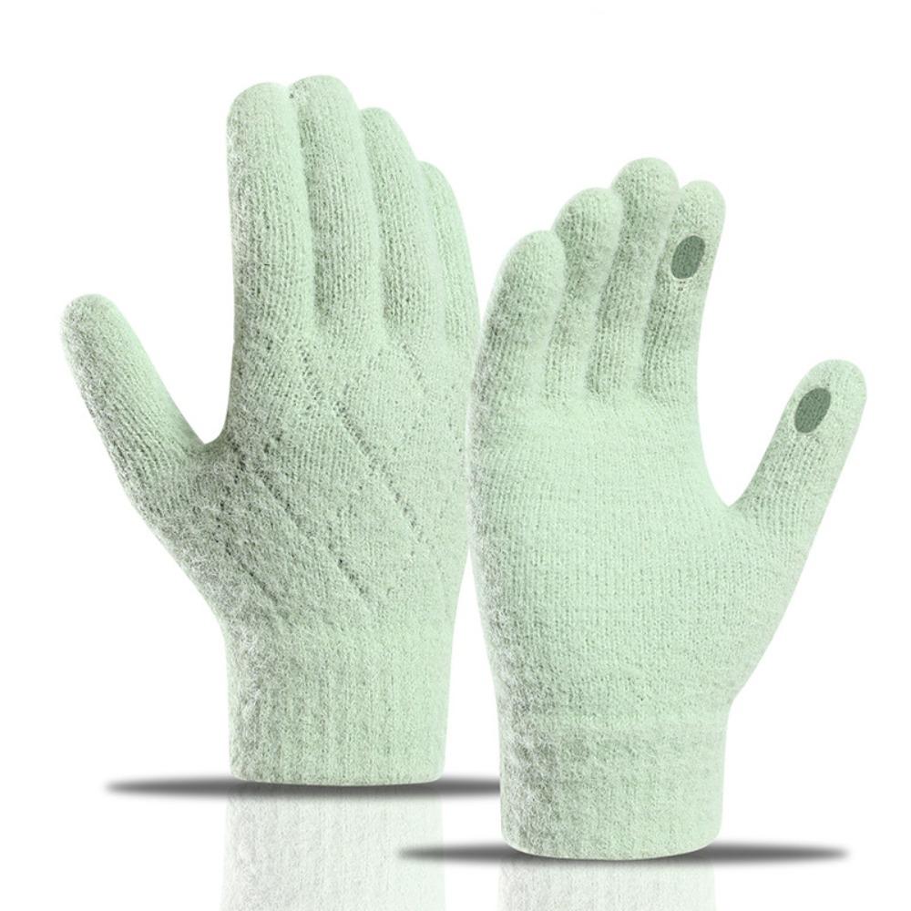 Warm Touch Screen Gloves Knitted Driving Mittens New Winter Gloves Women Men