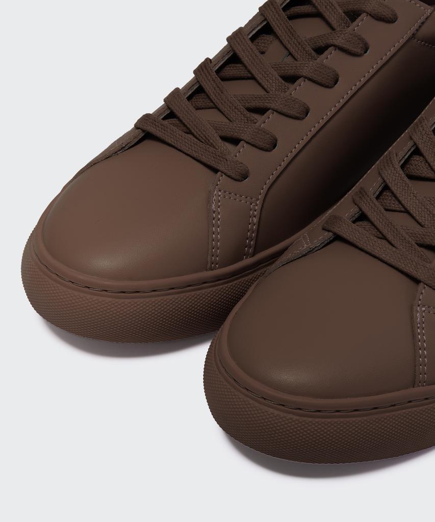 Musinsa Standard Leather Court Sneakers Mark 2 [Baroque Brown]