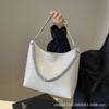 Fashion Textured Chain Underarm Big Bag 2025 New Large-capacity Casual Messenger Bag Trendy Commuter Shoulder Bag