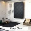 Силиконовые сушильные коврики для кухонной столешницы Экологичные Нескользящие Легко моющиеся Термостойкий коврик - Кухонные гаджеты Кухня