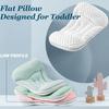 Reidio Toddler Pillows Double Sided Cooling Fabric & Breathable Mesh Kids Pillow Dual Heights Toddler Ergonomic Design Advanced Hose Filler Machine