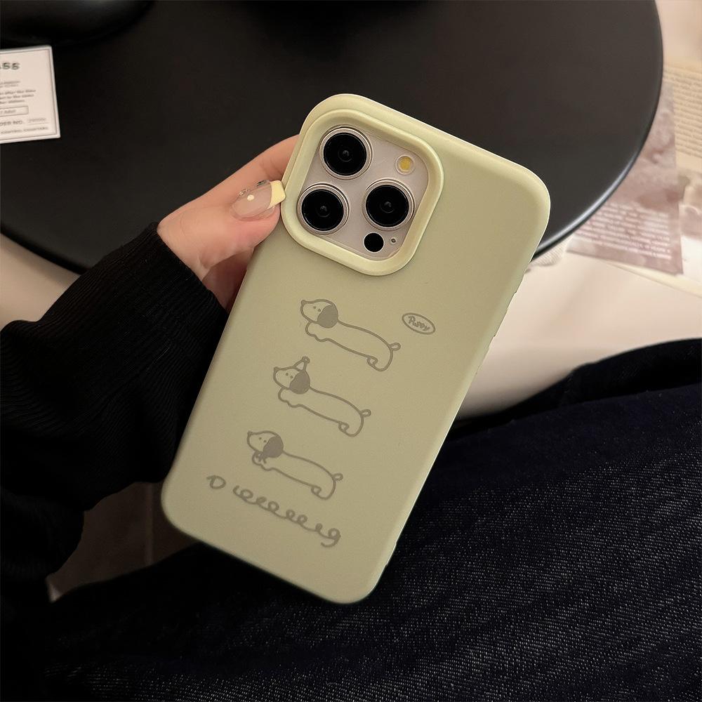 iPhone 16 15 14 Case Compatible and Suitable for 13 12promax Cute Dachshund