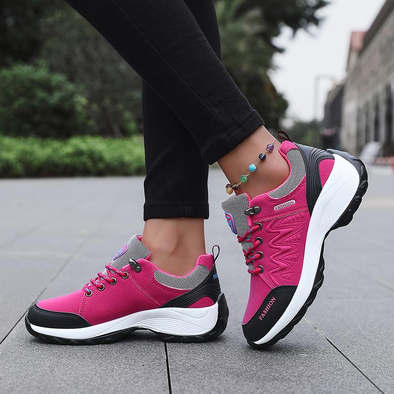 Новые женские кроссовки универсальные альпинистские на толстой подошве повседневные туристические на мягкой подошве удобные модные кроссовки для бега на открытом воздухе