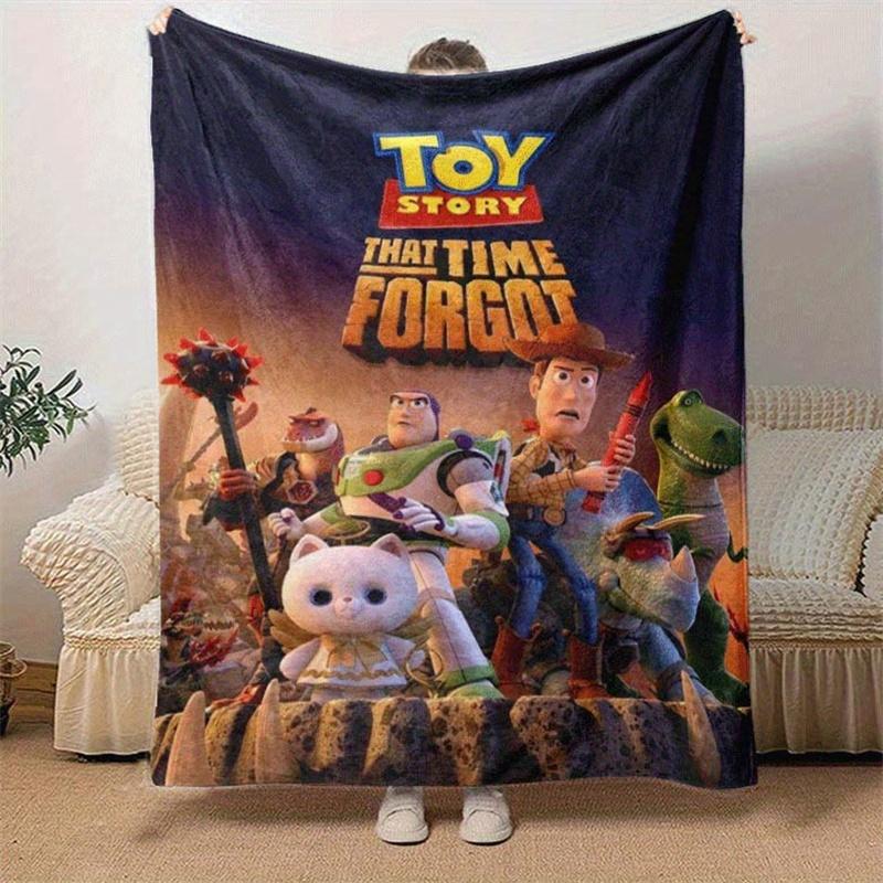 1pc Toy Story Printing Blanket - Soft, All-Season Throw for Living Room, Beroom,Personalize Gift with Aorable Cartoon Esign