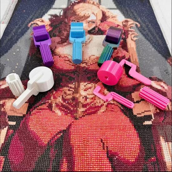 Инструмент-ролик для рисования стразами, съемный ролик для искусства стразами для гладкого прижимания, основной инструмент для рукоделия DIY для вышивки стразами