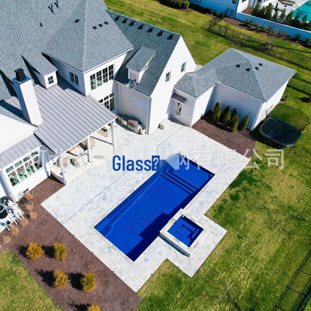 Fiberglass Heated Hot Spring Pool Villa Courtyard SPA Design