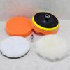 6 Pieces Car Buffing Polishing Pads Portable with Drill Adapter Buffer Polisher Pad for Sealing