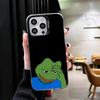 Смешной Грустный Лягушонок P-Pepe Мем Мягкий Чехол для Телефона для iPhone 15 16 17 Pro Max 17Air 16E 14 Plus 13 12 Mini Ударопрочный Чехол Задняя Крышка