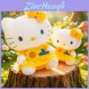 Plush Sunflower Hello Kitty Cat Toy With Soft Pp Cotton For Kids Birthday Gift