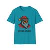 Unisex Softstyle T-Shirt Santa Graffiti Funny Holiday Urban Claus Christmas